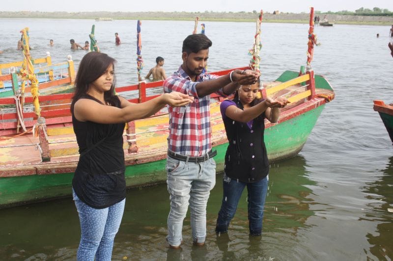 ganga dushahra cellibration in vrindavan