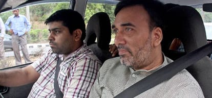gopal rai meet acb in connection with premium bus service case