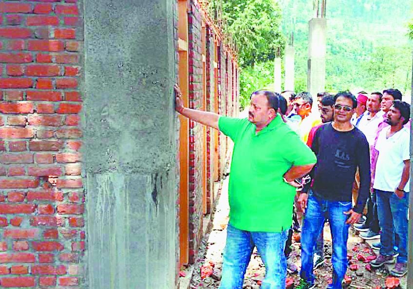 Munsyari college building halted