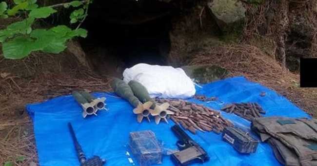 Militants hideout busted, cache of arms seized in tral