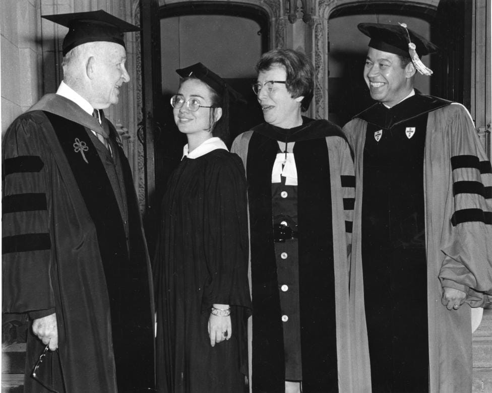 Hillary's College years in pictures 