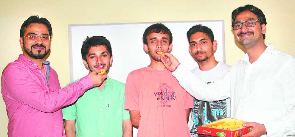 career academy students selected in jee