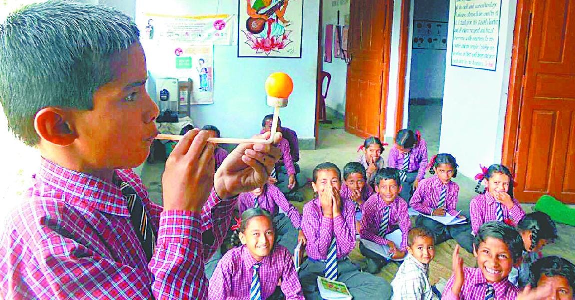 Teachers in teaching children patience holidays