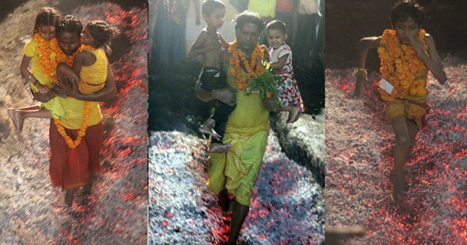 Father Drops 6 Year Old Son On Red Hot Coal During Ritual at jalandhar