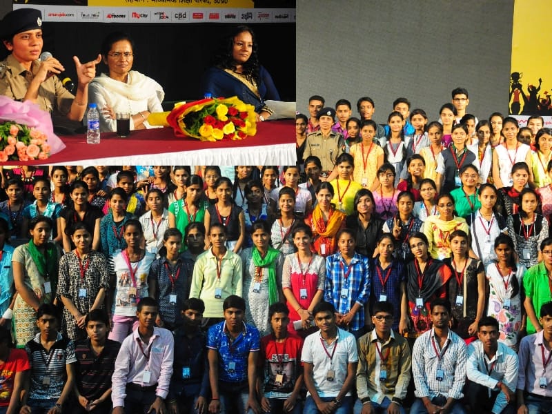 toppers participated in medhaviyon ki chaupal in Lucknow.