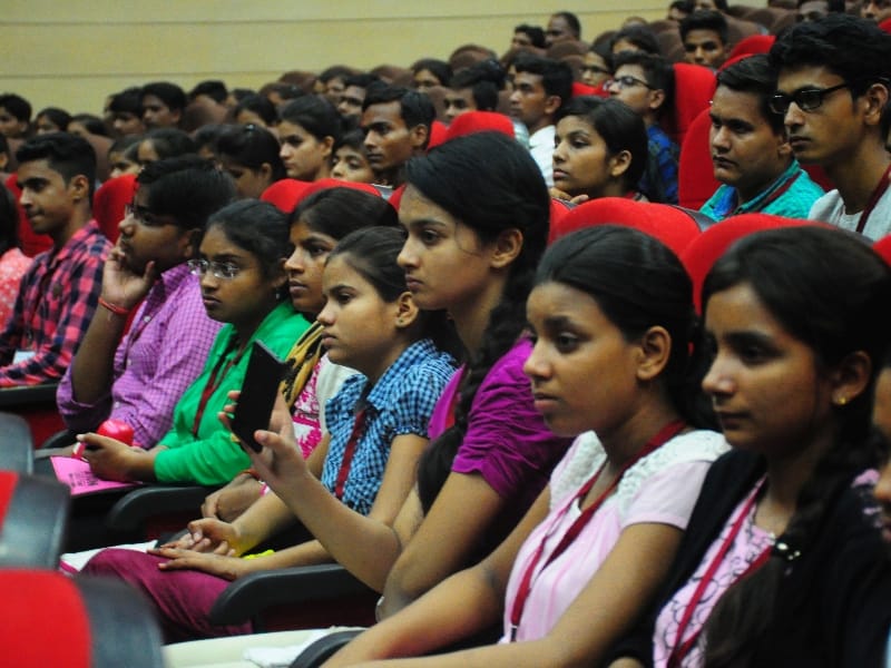 toppers participated in medhaviyon ki chaupal in Lucknow.