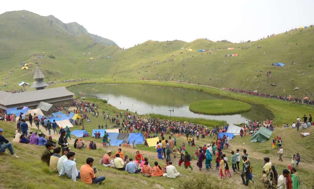 Prashar Lake in Mandi Himachal Pradesh