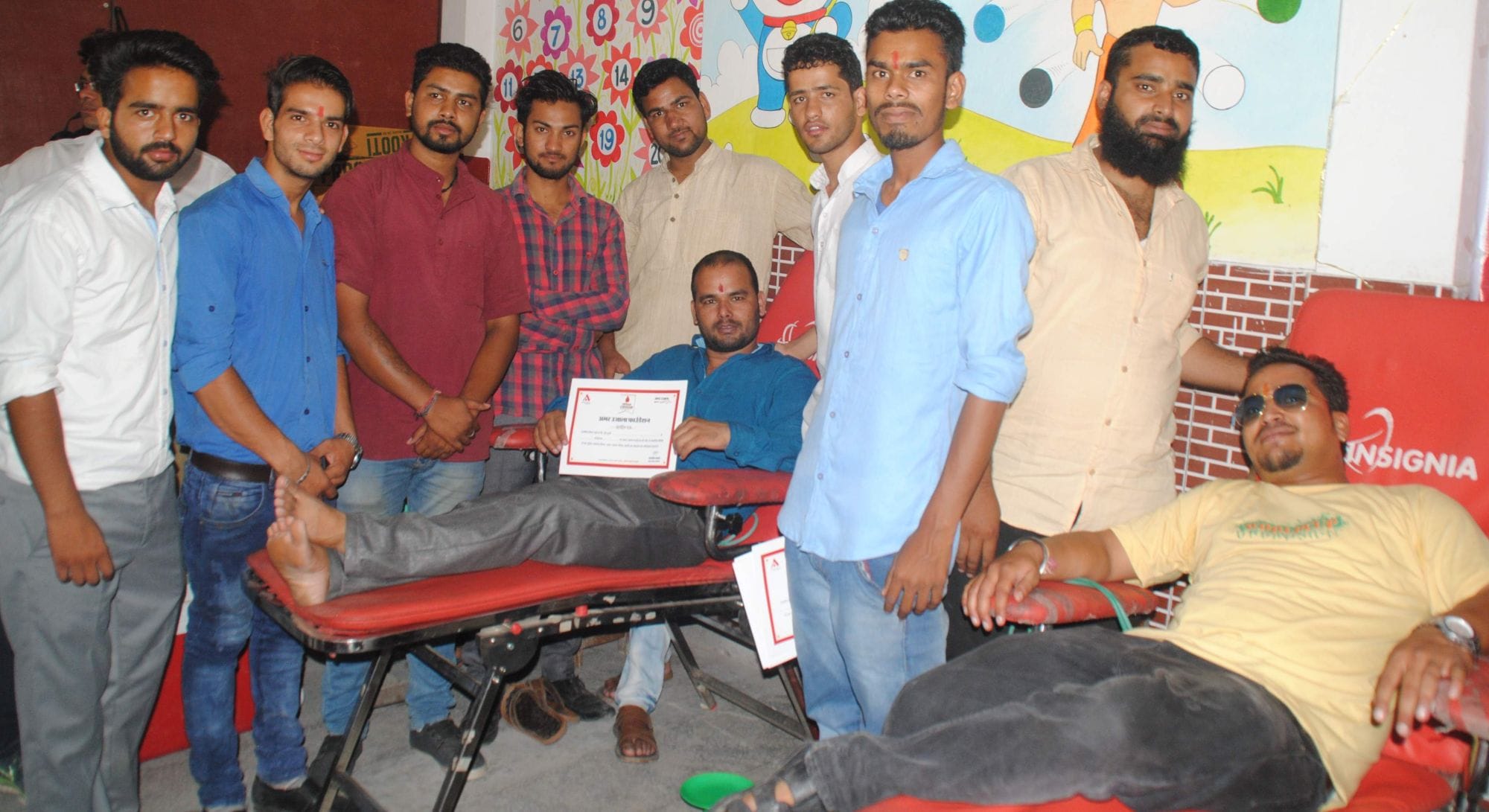 blood donation in dehradun at world blood donor day.