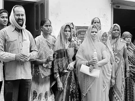 Drinking water problem protest