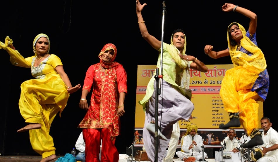 haryanvi lok program,  sang, tagore theater, chandigarh news