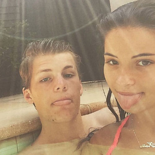 shane warne's son jackson share photos with her girlfriend