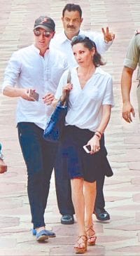 france footballer jidan see taj with wife