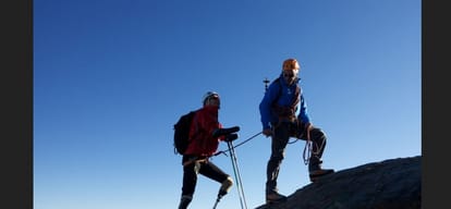 pine grove school solan mountaineer on Pir Panjal peak.