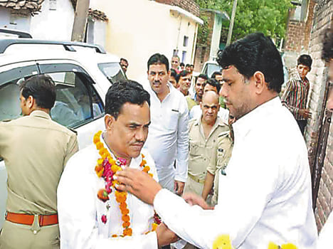 Warm welcome in the district of MP