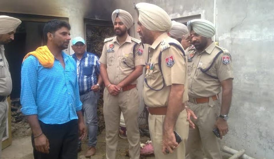 robbery at home, murder of elderly and burned dead body 