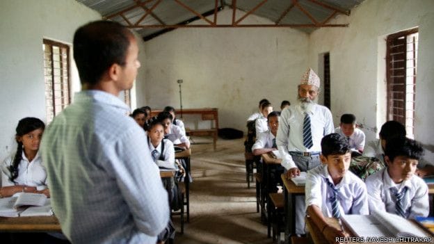 Nepal's oldest schoolboy