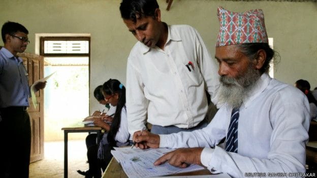 Nepal's oldest schoolboy