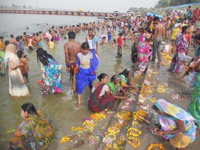  took the plunge in Ganga
