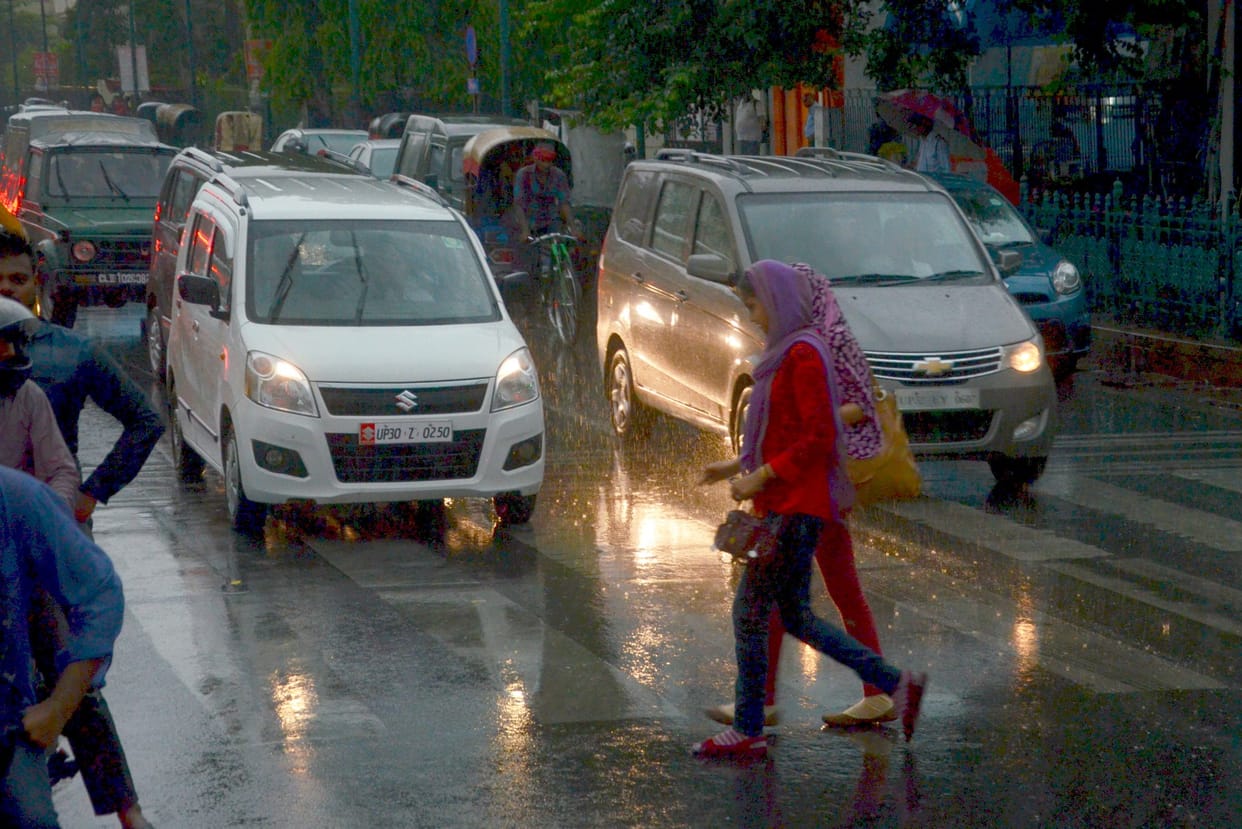 on 20 and 21 June heavy rains in north India