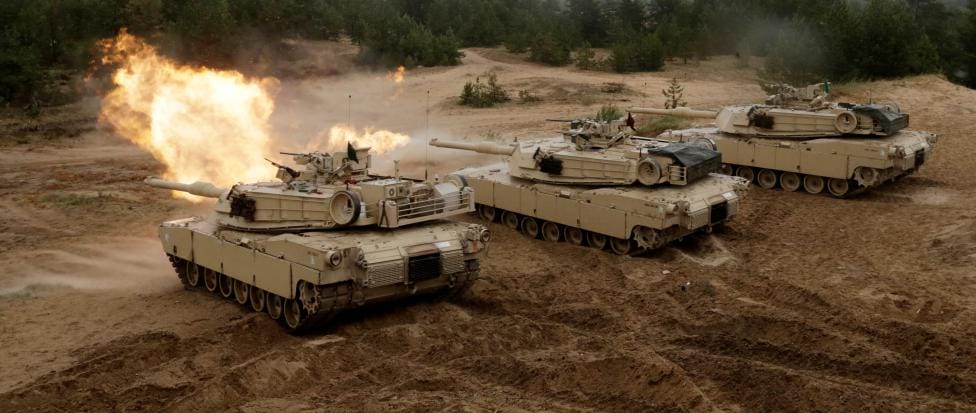 NATO FLEXES MILITARY MUSCLE