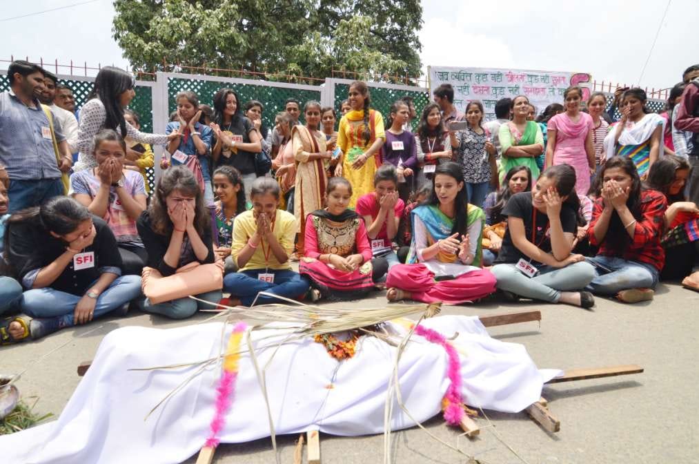 shav yatra of vc dr. ADN Bajpai at himachal pradesh university shimla