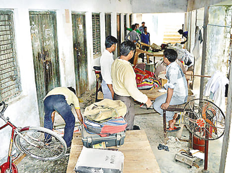 Students fled hostel