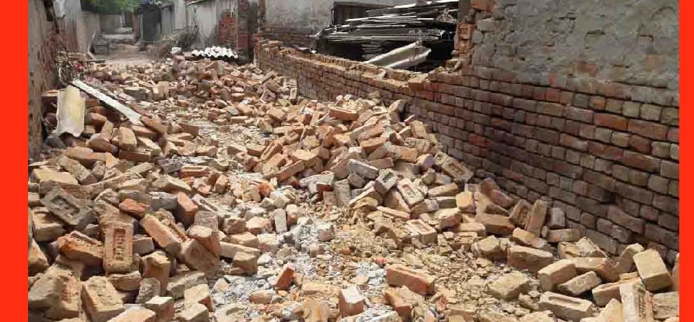 a young boy dead in accident, amroha