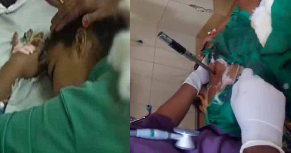 attempt to murder his wife, drunk man attack his wife at kapurthala