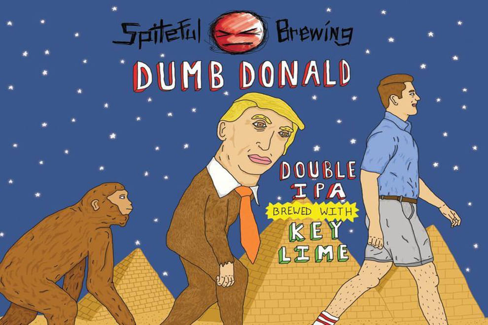 Dumb Donald beer hit Chicago streets this week
