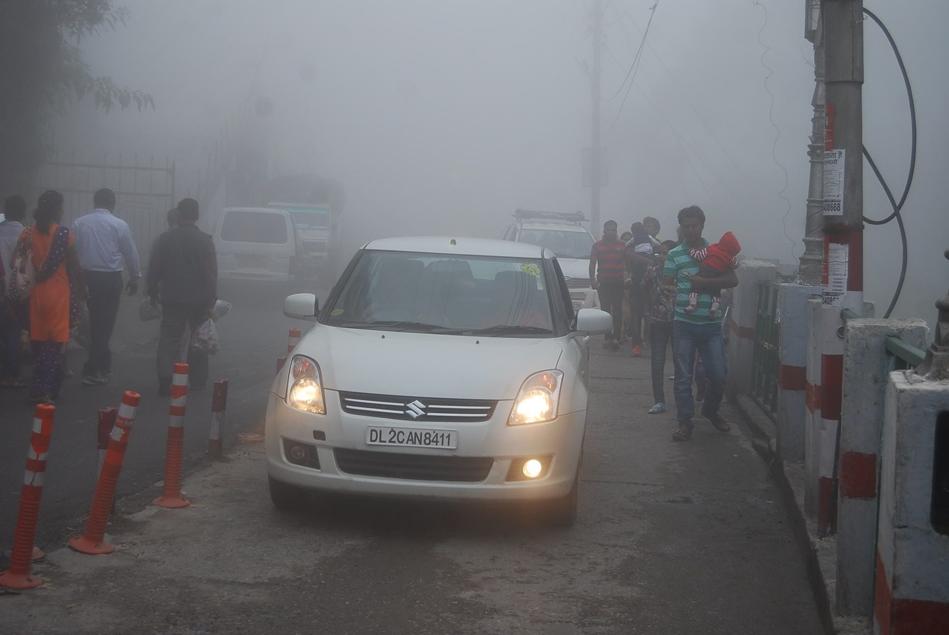 foggy weather in mussoorie.