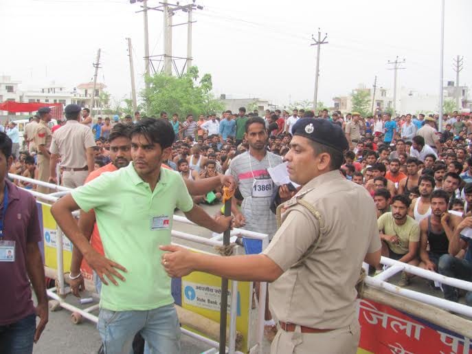 under trial murder accused boy took part in haryana police recruitment