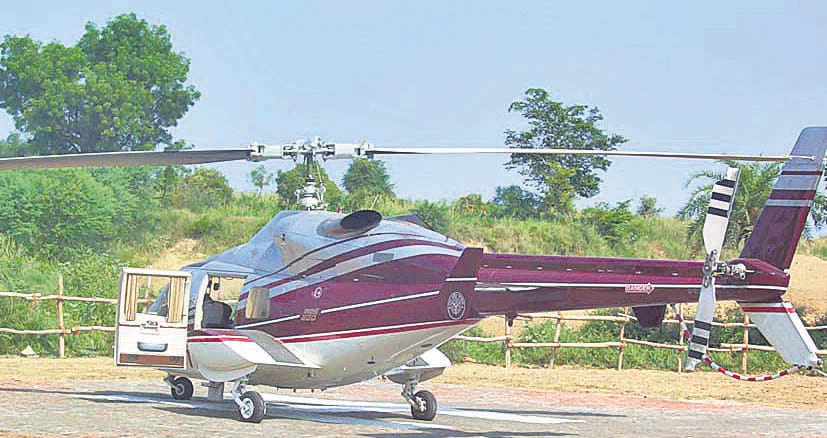 Chirkila helicopter in emergency landing