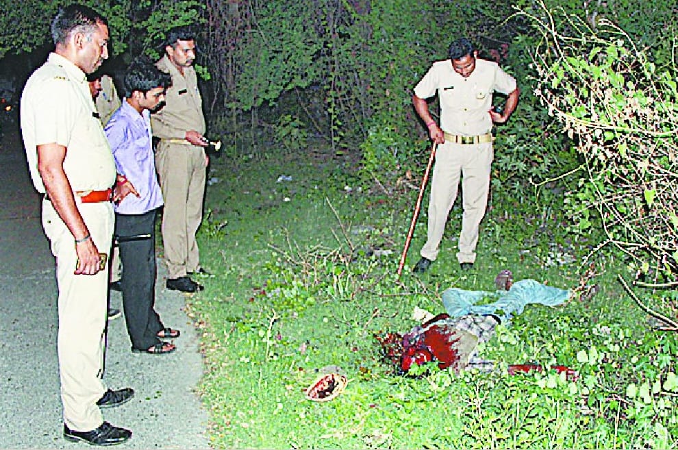Body was found covered in blood