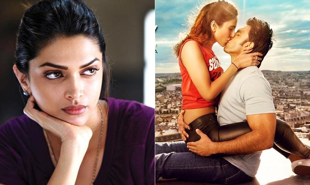 deepika padukone talking about ranveer kissing scene