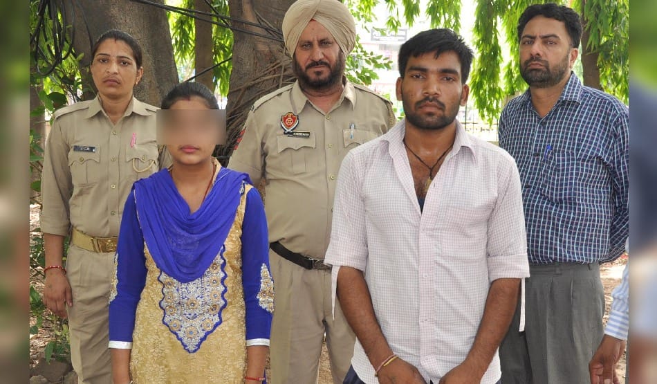 missing girl of UP found at mohali with boyfriend