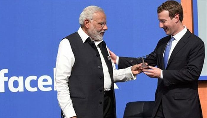 pm modi and mark zuckerberg's baba neem karoli