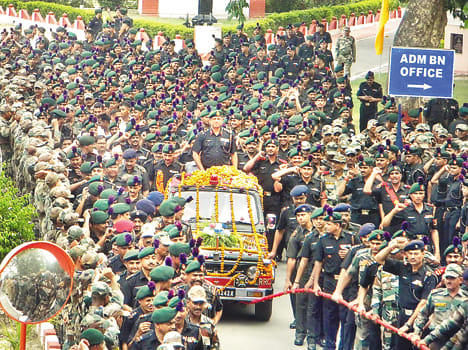 Pulling the troops as to bid farewell to Brig