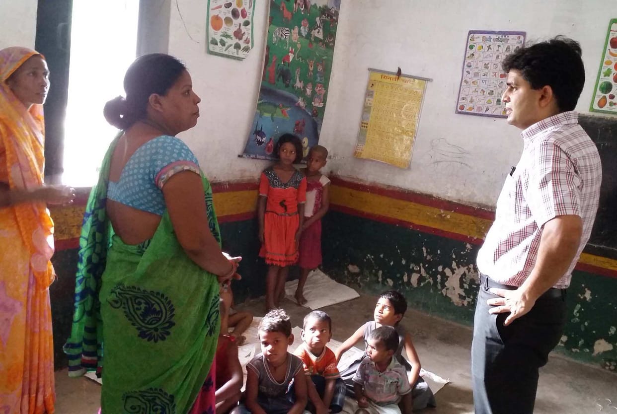 Anganwadi centers were closed three