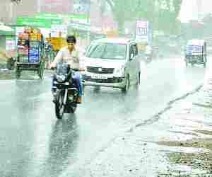 Rain brings relief from Heat wave.
