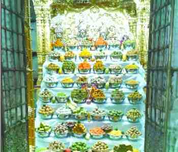 Lord Swaminarayan installed 56 indulgence