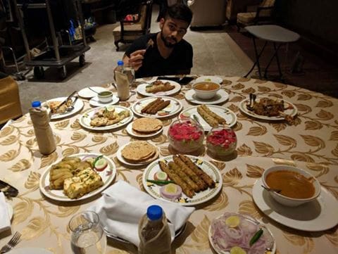 virat kohli post a photo on FB