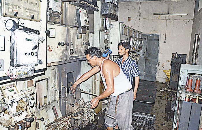 fire in power house