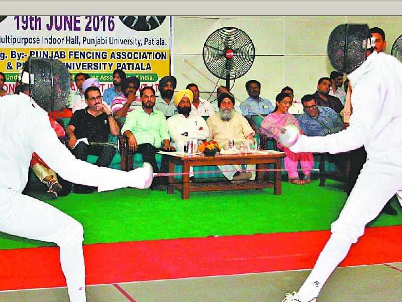 PU, the National Fencing Federation Cup, Finance Minister Dhindsa, Patiala