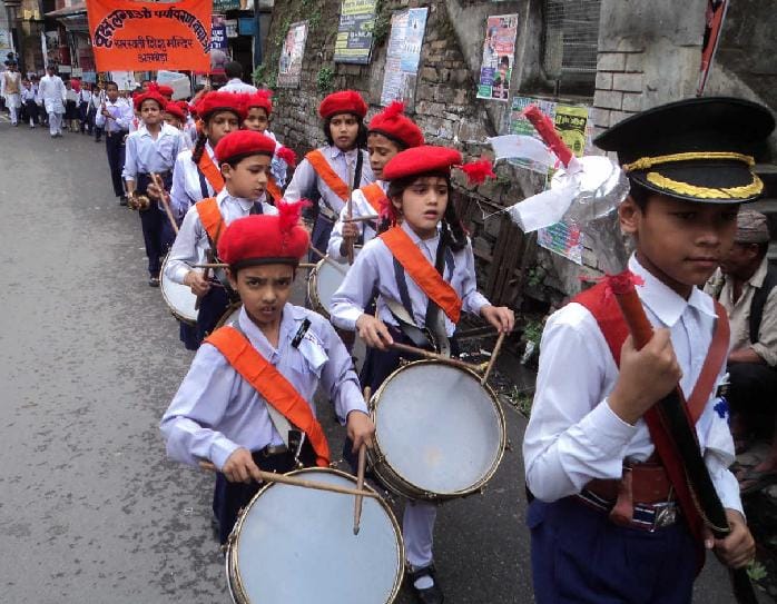 Almora turned plantation rally