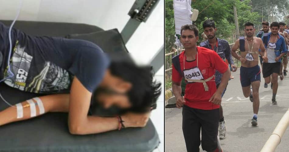 contestant try to commit suicide during haryana police recruitment in kurukshetra