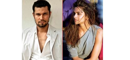Deepika Padukone and Randeep Hooda  in movie Manali to Bathinda