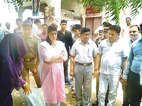 DM inspected Food Distribution