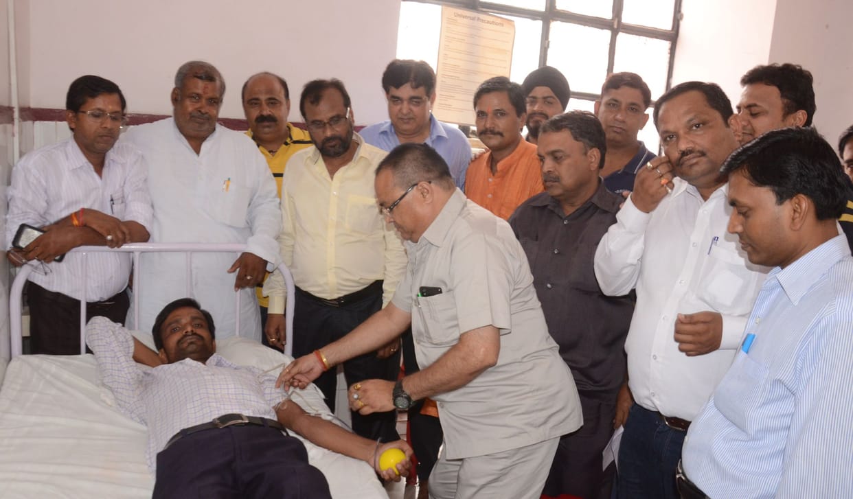 20 devotees donated blood