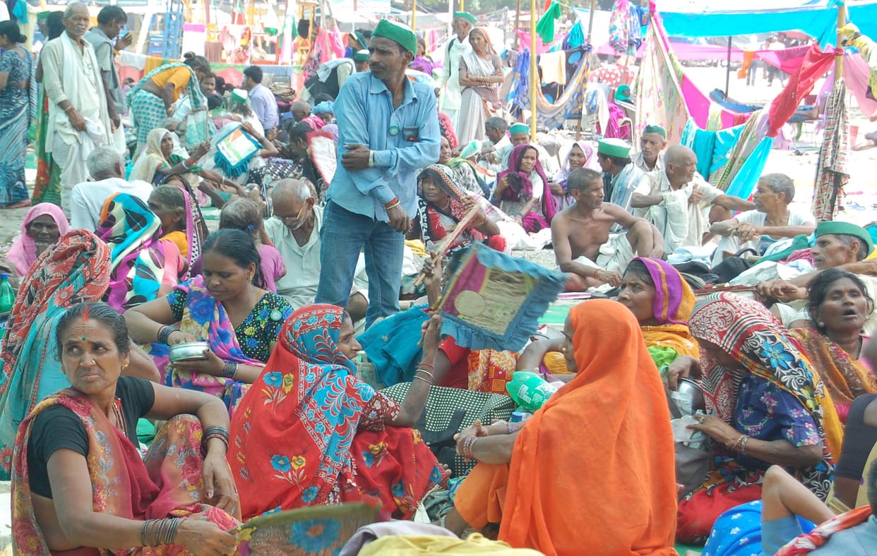  DM farmer roared at the camp office