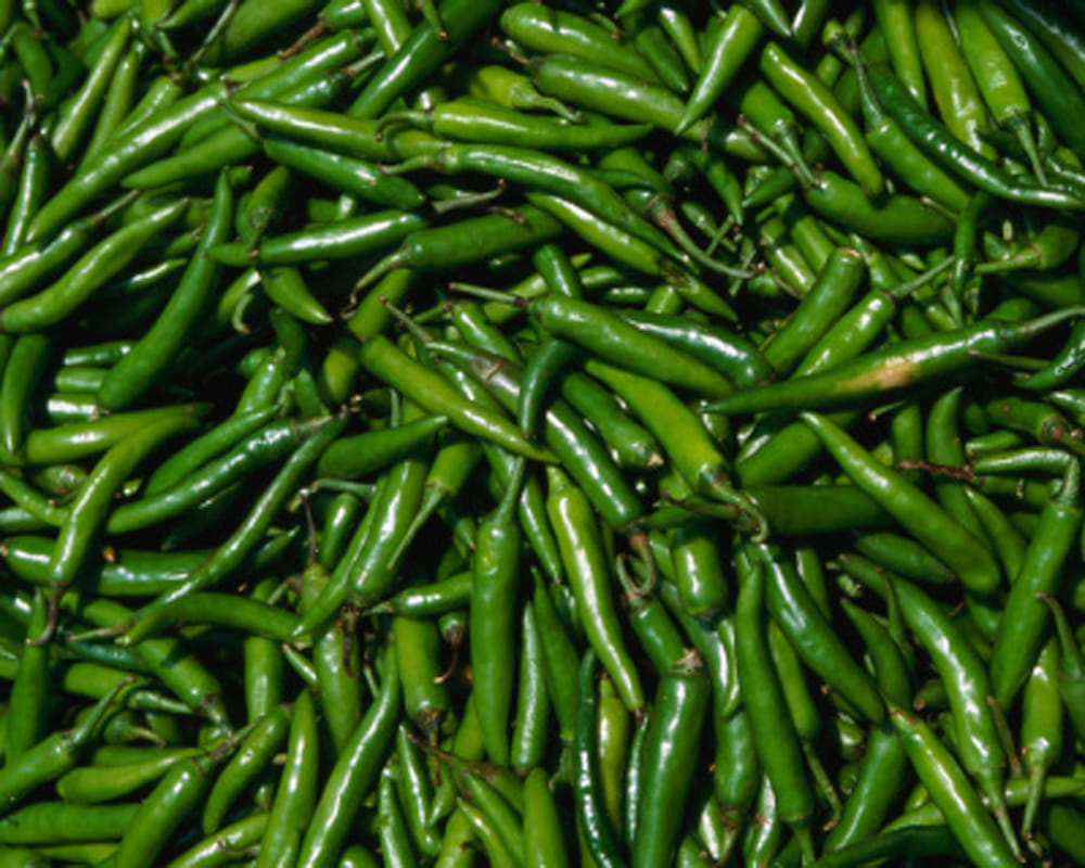 benefits of green chilli